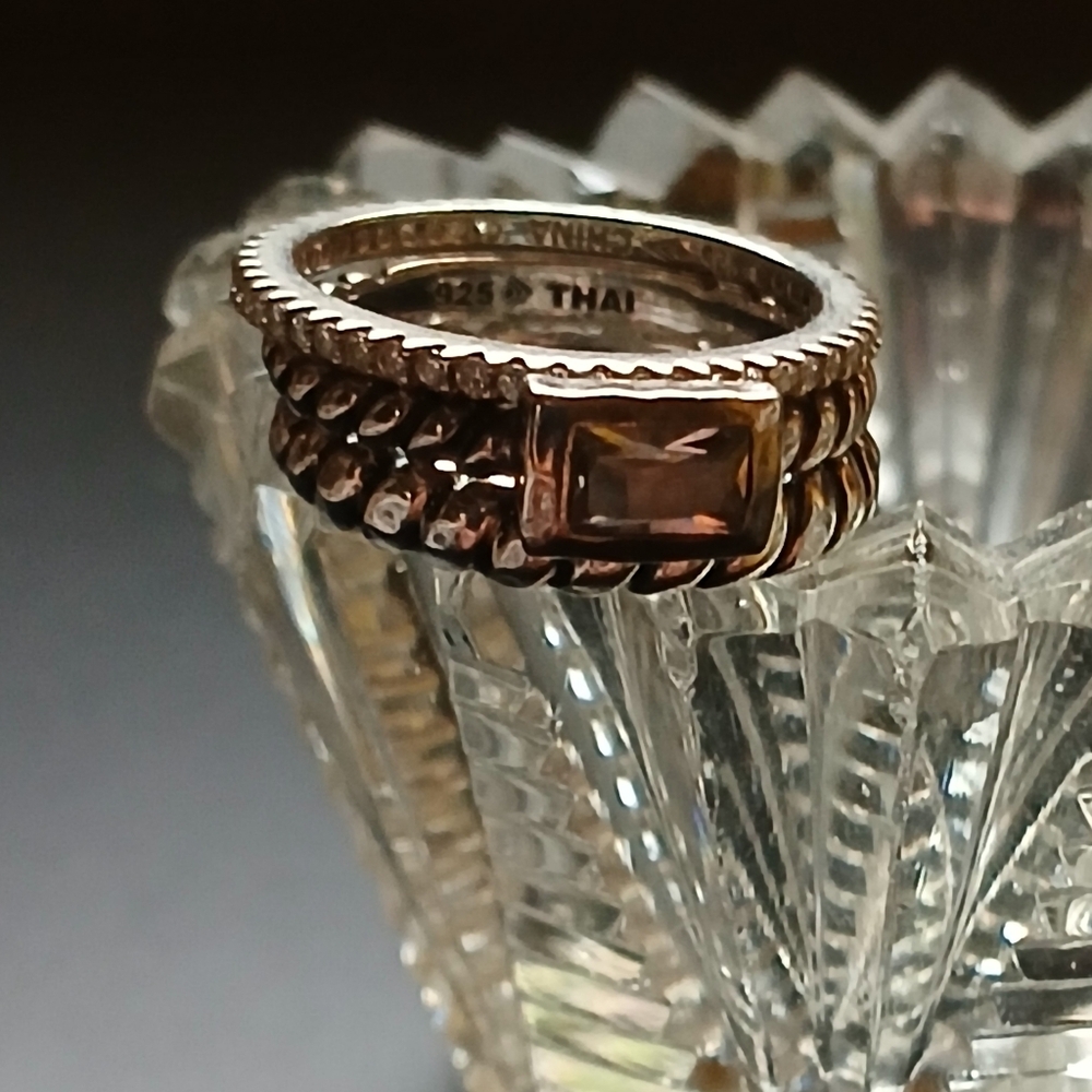 β¨οΈSilpada 925 Three Ring Stack Size 5β¨οΈ - Picture 3 of 14